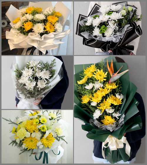 山东青岛胶州市胶西镇小唐家庄村白事花束代送
